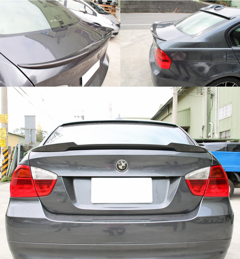 BMW 3ミリーズ E90 セダン リアスポイラー FRP製 素地 ウイング トランクスポイラー 未塗装品 Vタイプ BMW 3ミリーズ E90 セダン リアスポイラー FRP製 素地 ウイング